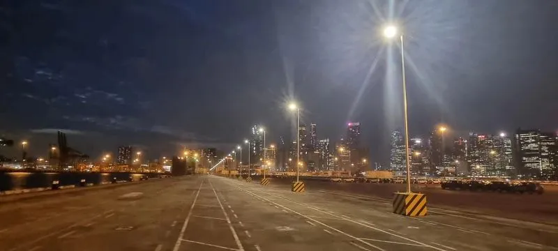 E-Able Power solar innovation night view comparison