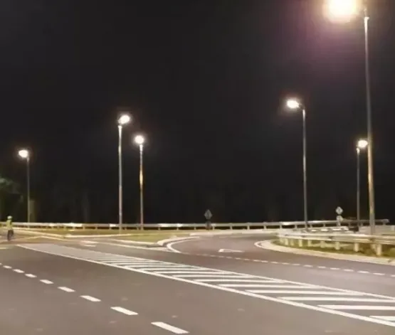All in One Solar Street Light real-world road application