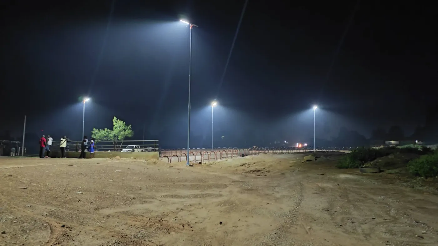 Africa Project - E-ABLE Solar Street Light Installation