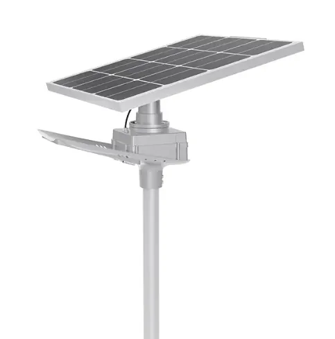 Front view of the All in Two Solar Power Street Light