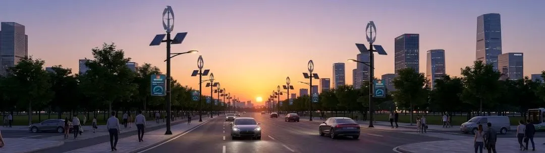 Wind & Solar Hybrid Street Lamp