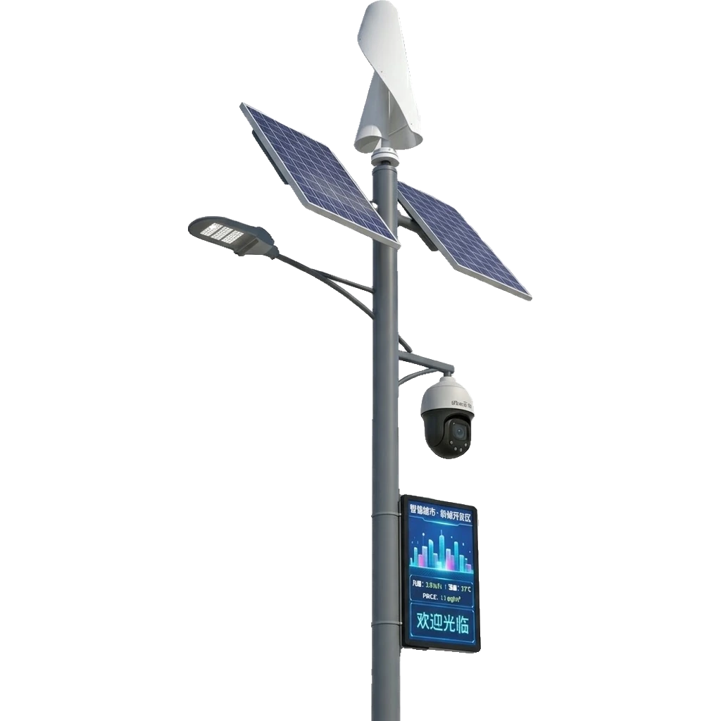 Smart Wind & Solar Hybrid Street Light