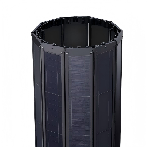 Decagon foldable vertical PV module