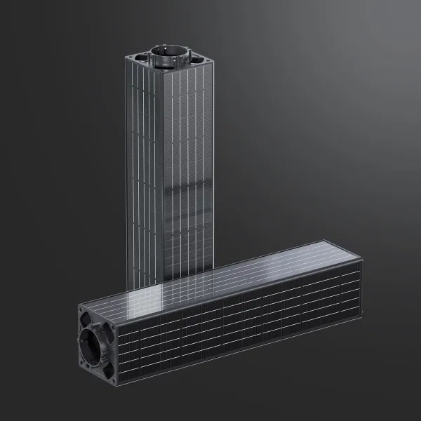 SolarWrap Square vertical solar module pair