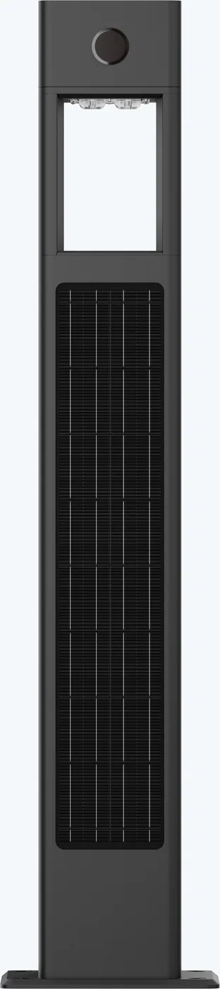 WOODPECKER CUBE-180 Architectural Solar Pathway Light - Front view