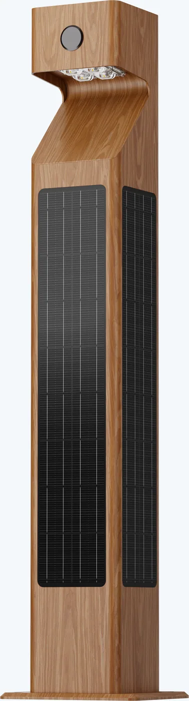 WOODPECKER CUBE-360 All-Around Solar Pathway Light - 1.1 m