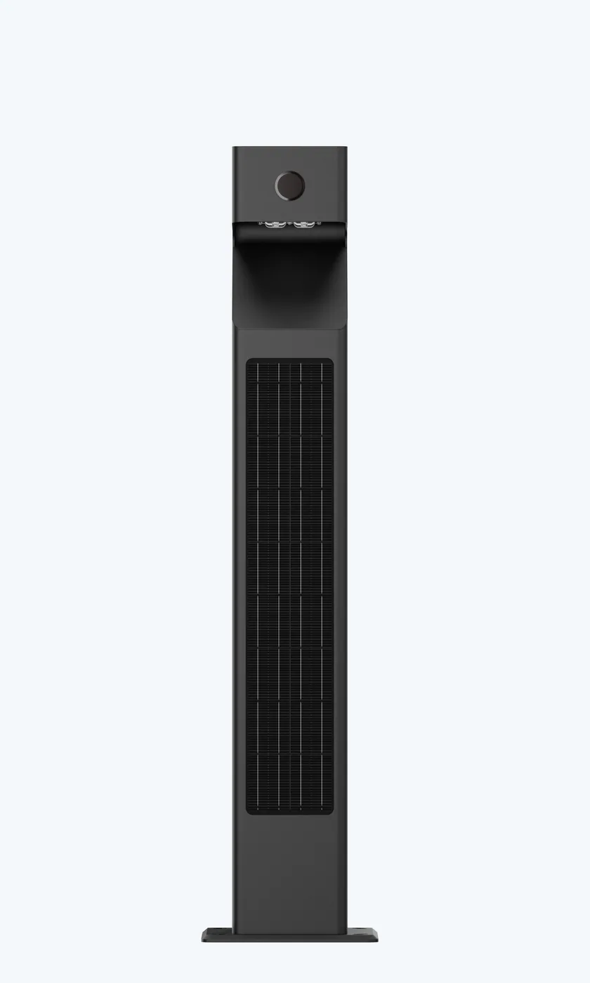 WOODPECKER CUBE-360 All-Around Solar Pathway Light - Front view