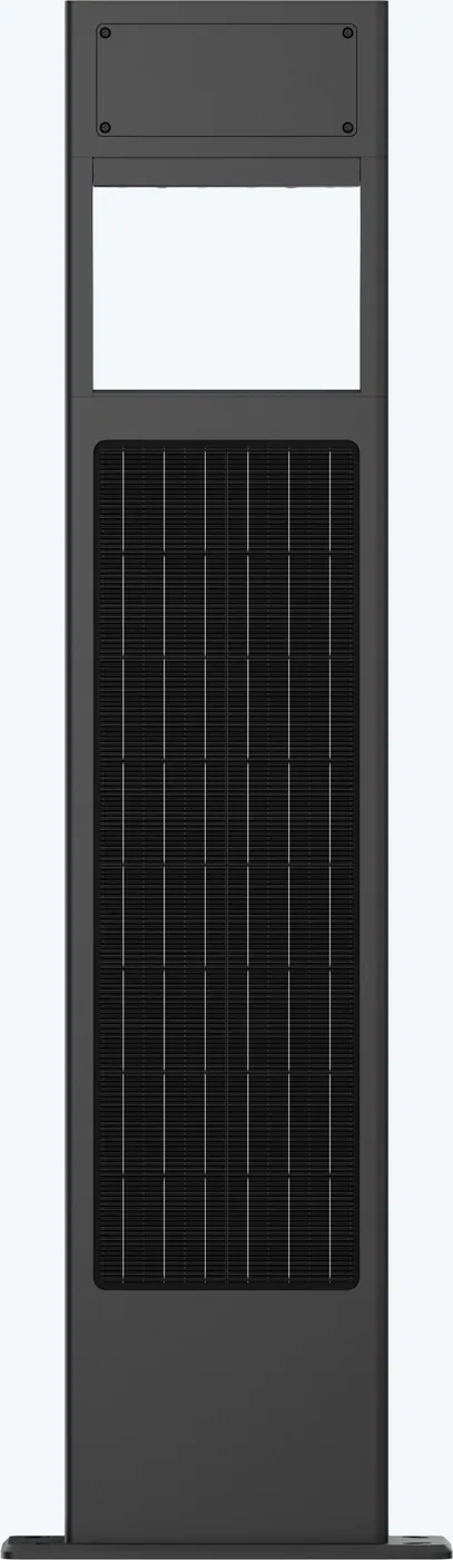 WOODPECKER LINE-1 Architectural Solar Pathway Light - Rear view