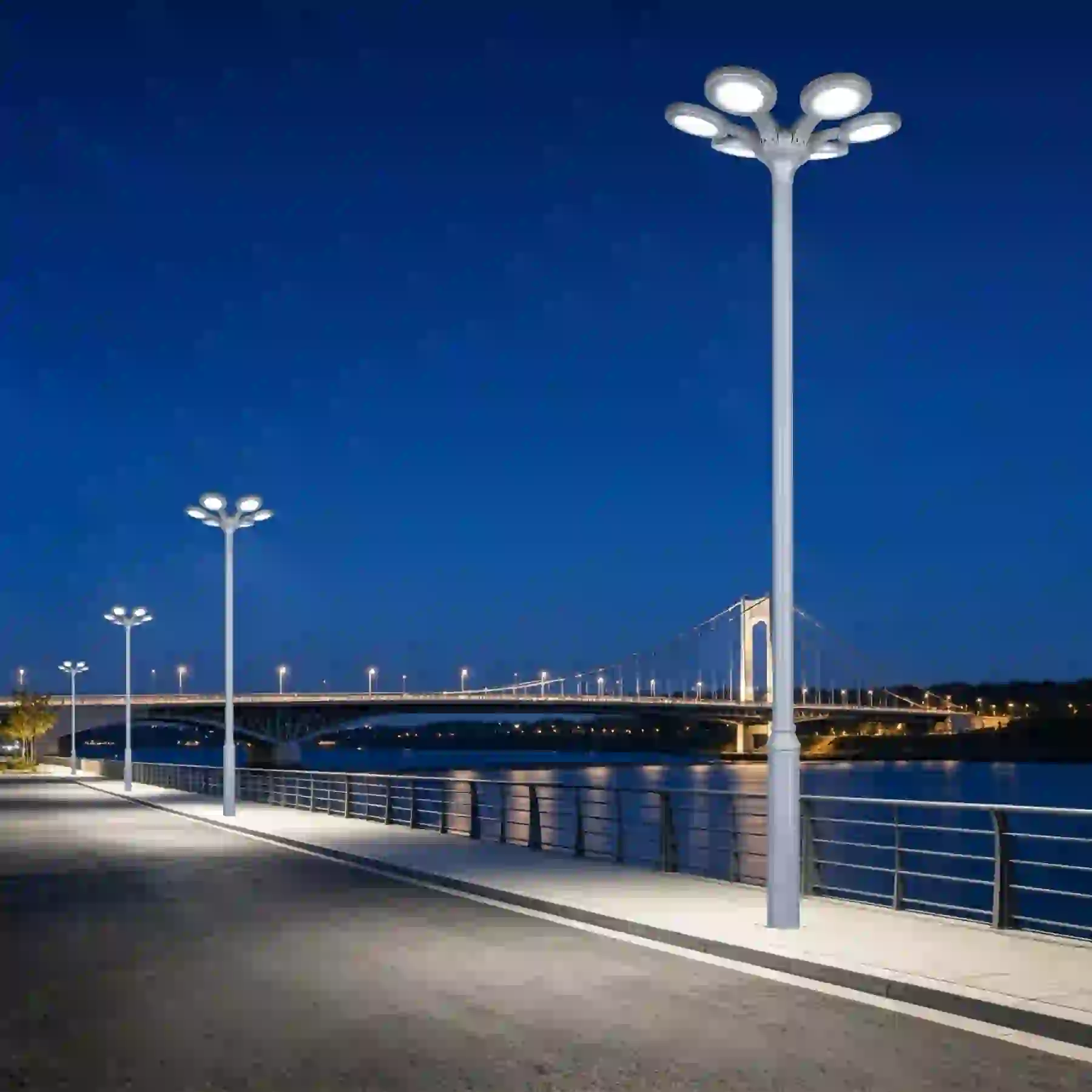 TYD-5106 solar lights beside a residential entry