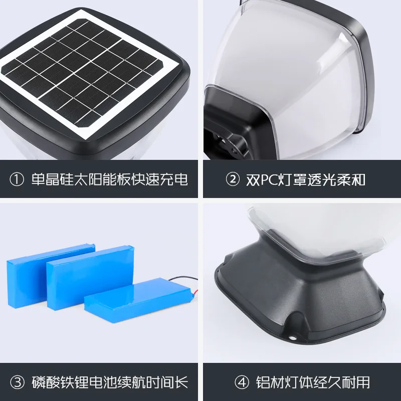 ZTD-1106 Dual-PC Solar Pillar Light