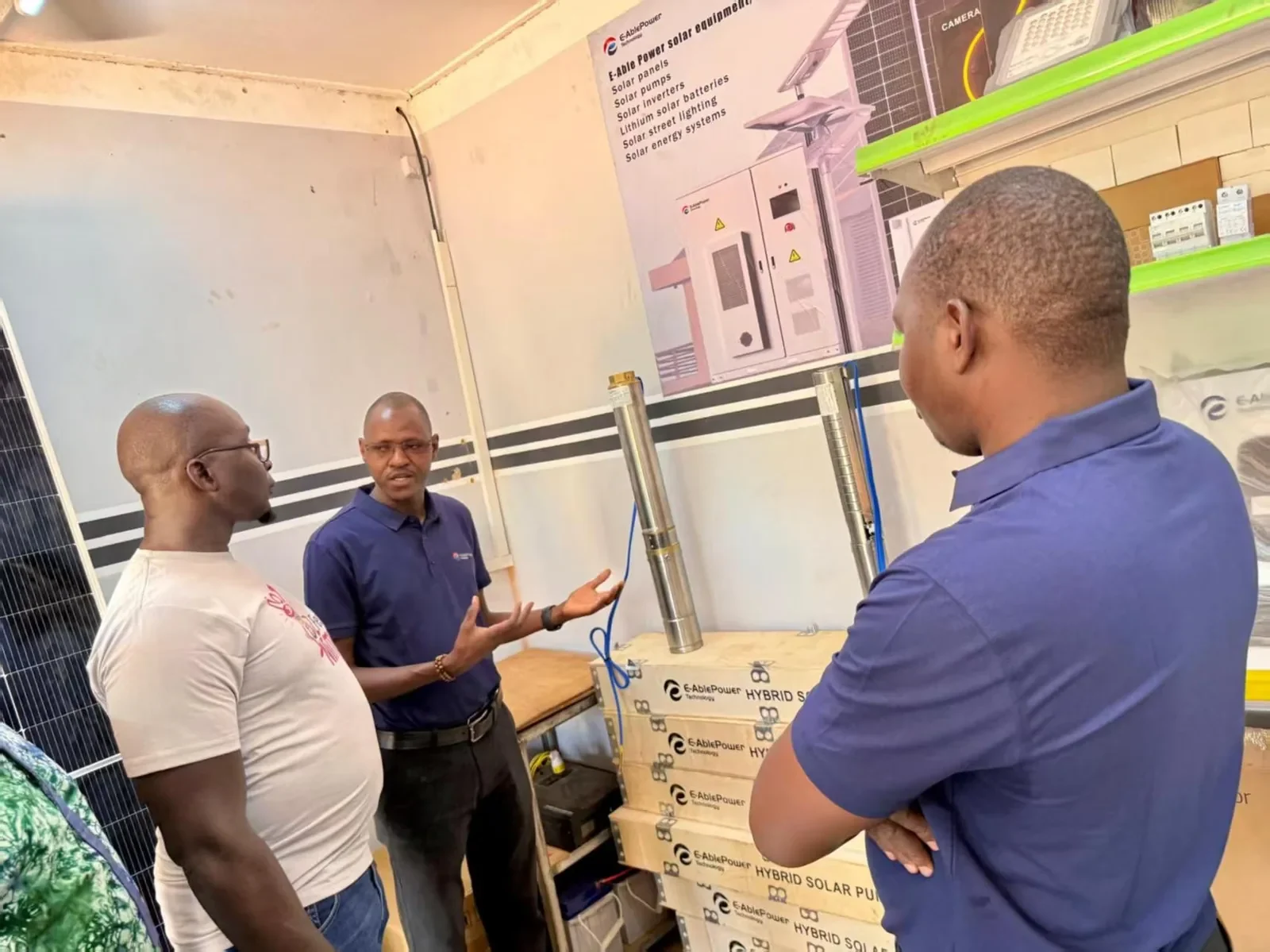 E-Able Power product demonstration and training session with overseas partners